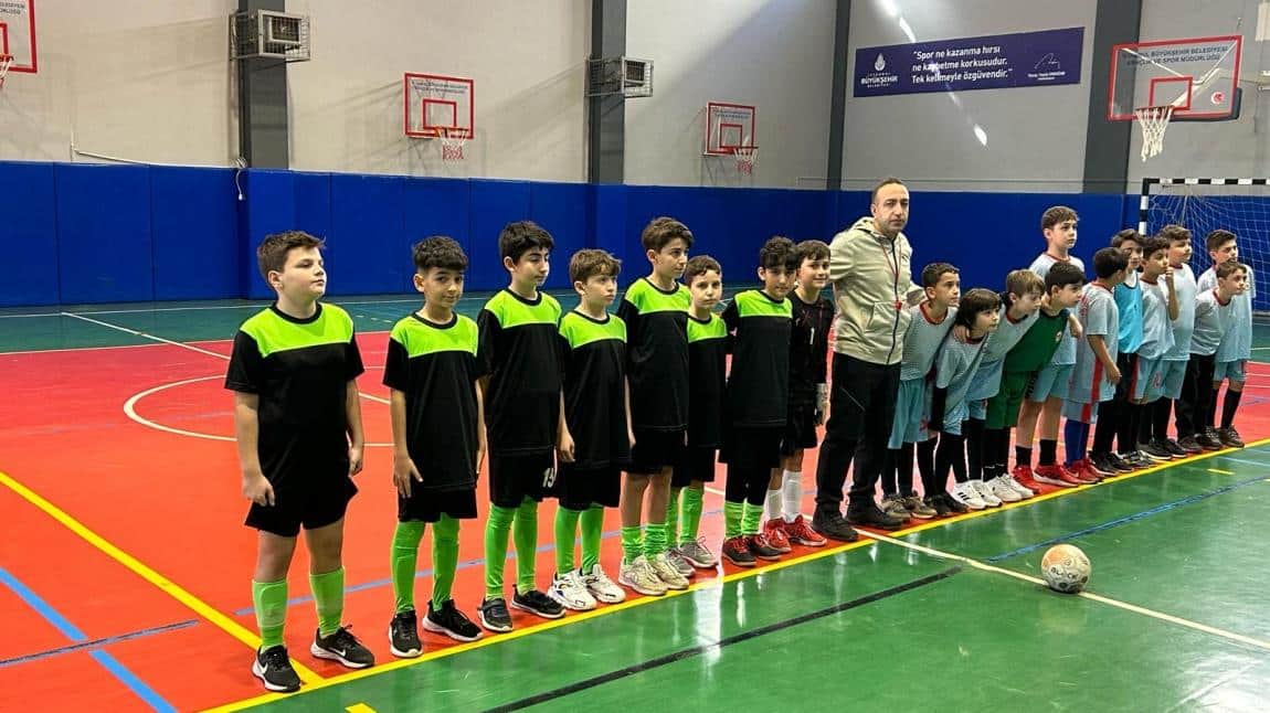 Okulumuz Küçük Erkekler Futsal Takımından Galibiyet